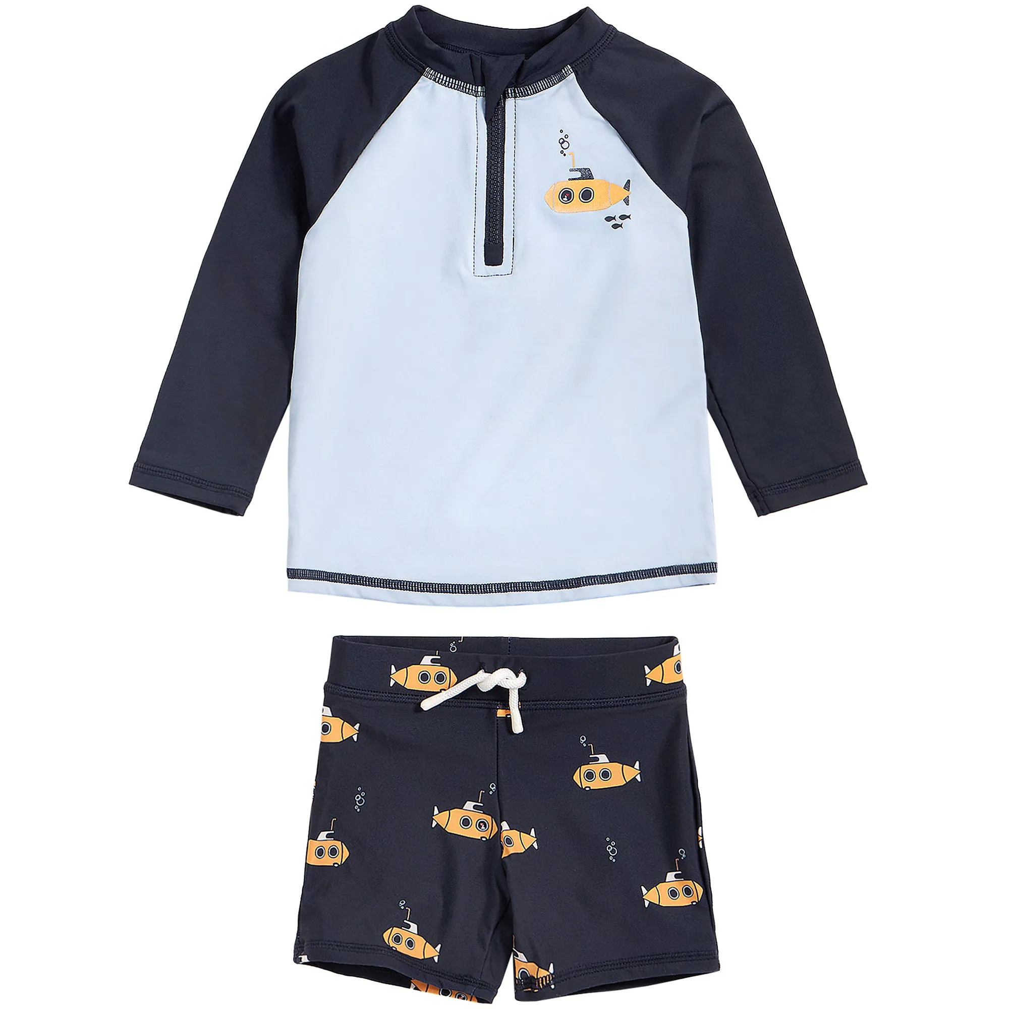 2 Piece Boys Submarine Swimsuit Set
