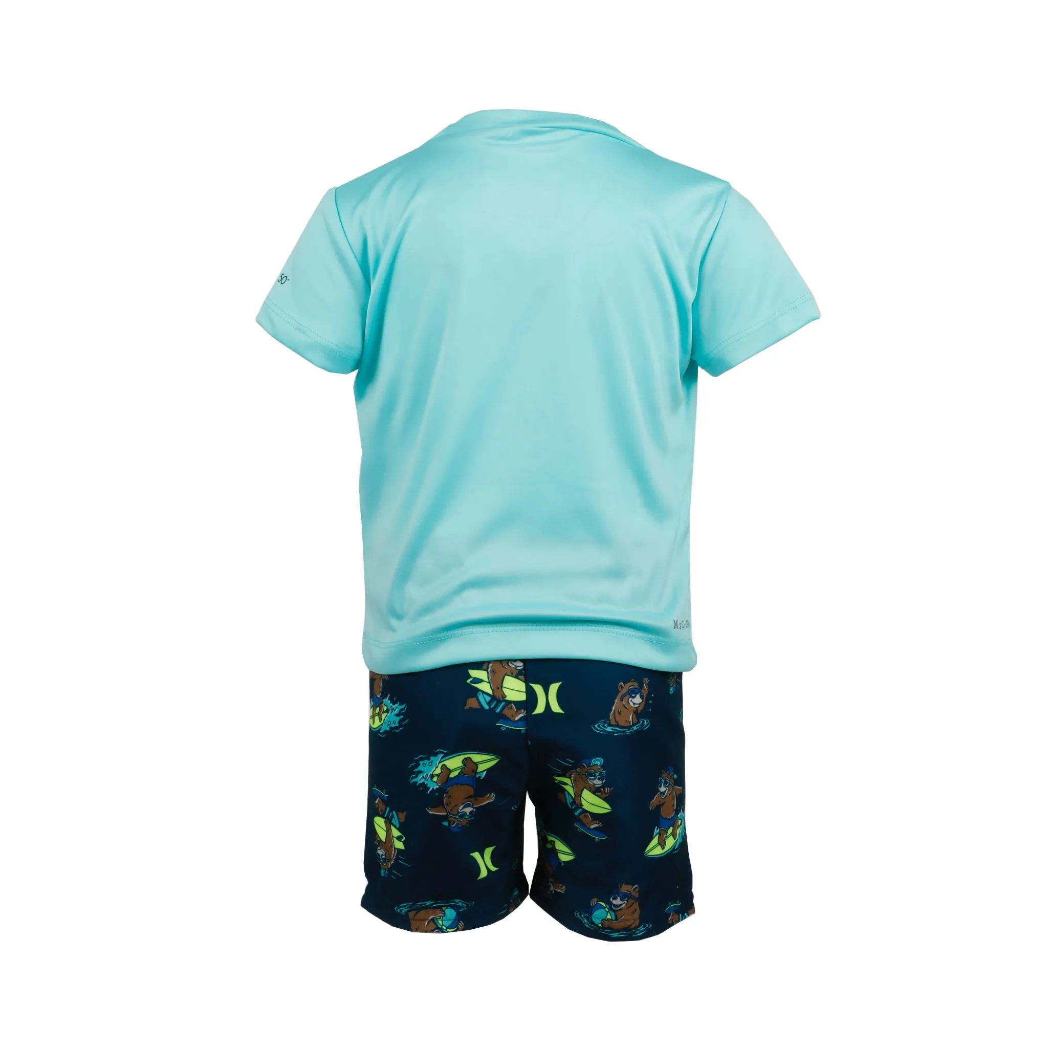 2pc Surfin Bear Swim Trunk Set