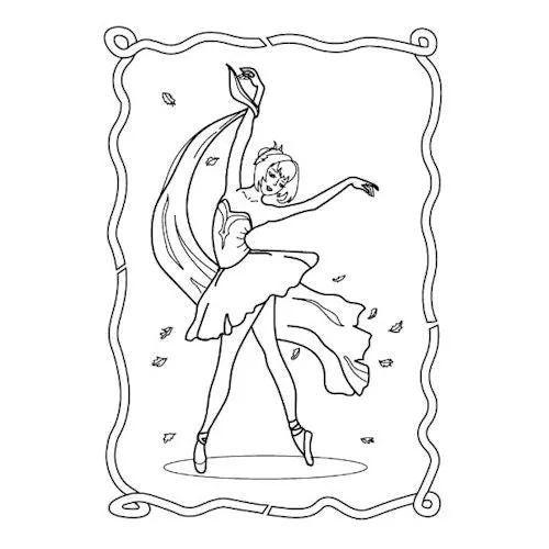 A4 My Pretty Princess & Ballerina Colouring Book - Enchanting Designs High Quality Paper