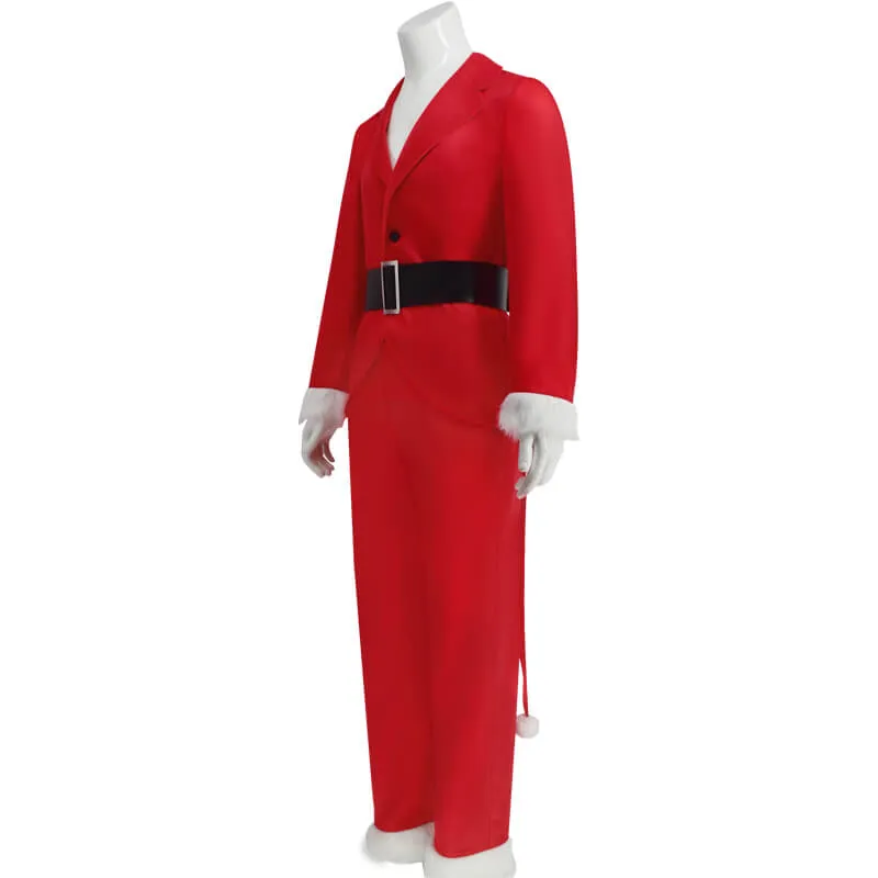 Adults Kids Jack Skellington Santa Claws Costume The Nightmare Before Christmas Mask with Hat