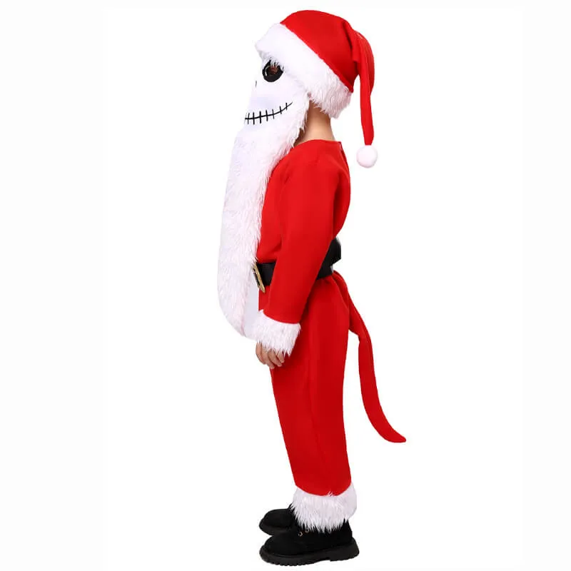 Adults Kids Jack Skellington Santa Claws Costume The Nightmare Before Christmas Mask with Hat
