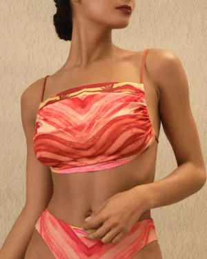 AIKO CROP TOP - SUNSET