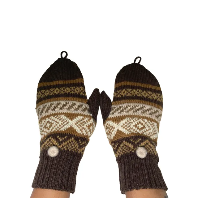 Alpaca fingerless gloves