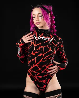 AP3X-7 SPIKEZ Bodysuit ( Red )