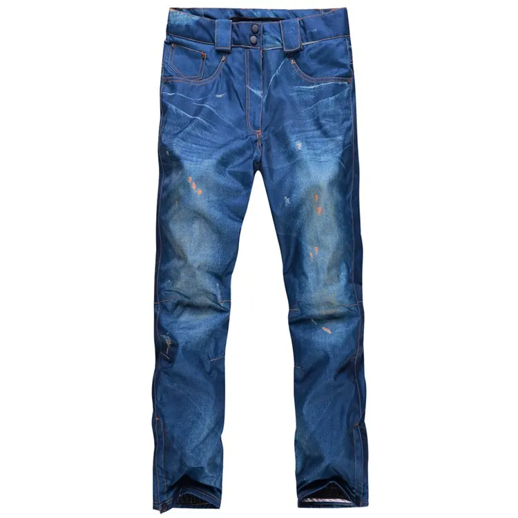 ARCTIC QUEEN Denim Ski Pants Women
