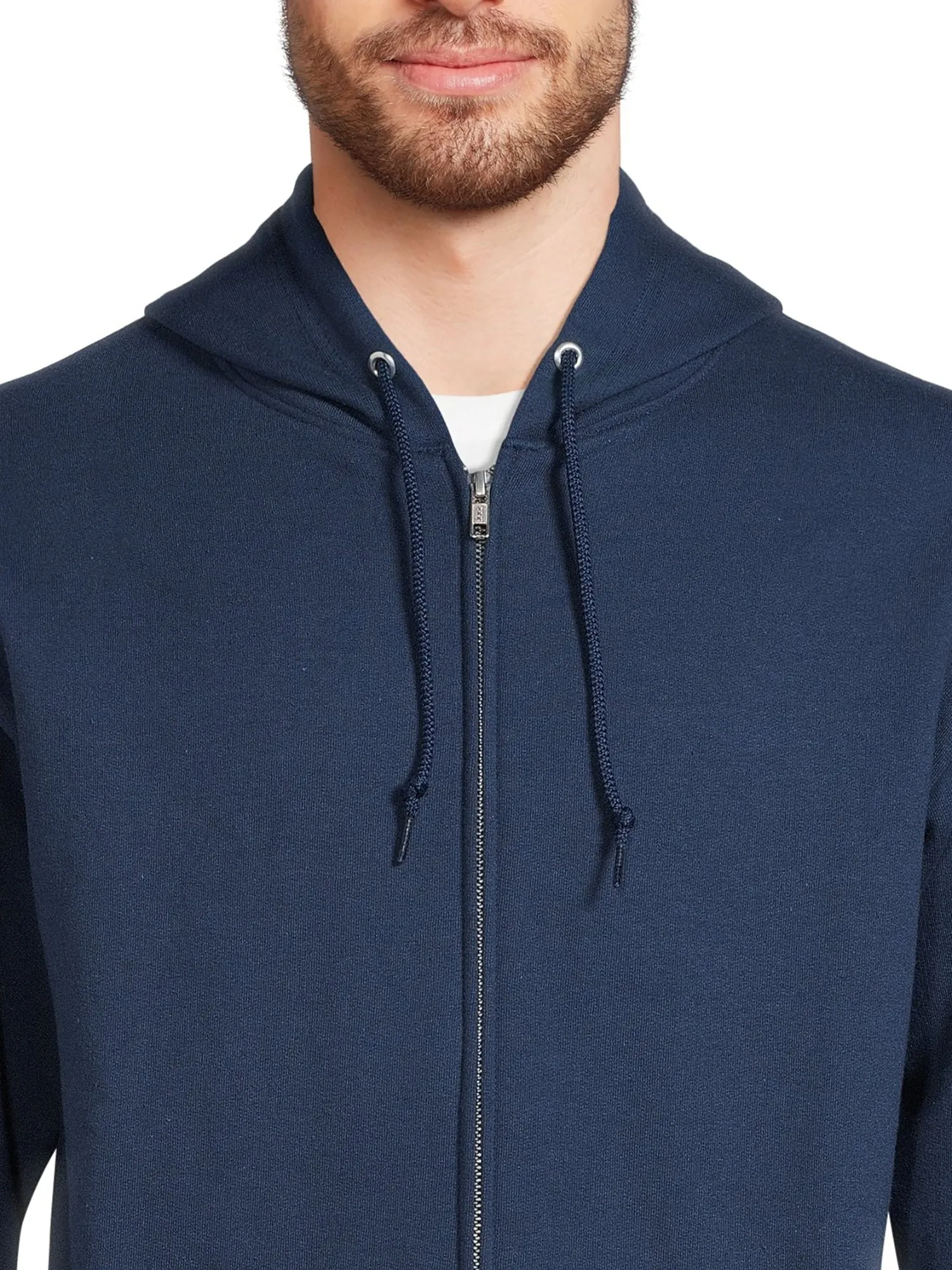 Athletic Works Men's Fleece Full Zip Hoodie Jacket, Sizes S-3XL