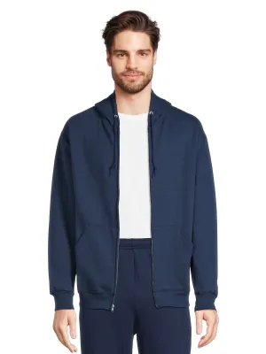 Athletic Works Men's Fleece Full Zip Hoodie Jacket, Sizes S-3XL