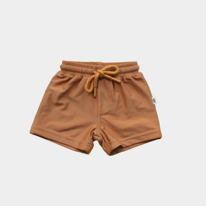Babysprouts Boy's Swim Shorts in Butterscotch