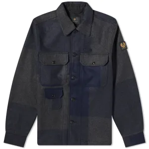 Belstaff Forge Overshirt, Navy & Charcoal