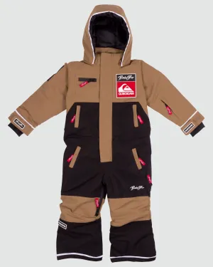 BinkyBro x Quiksilver 99-90 Snowsuit - Beige/Black