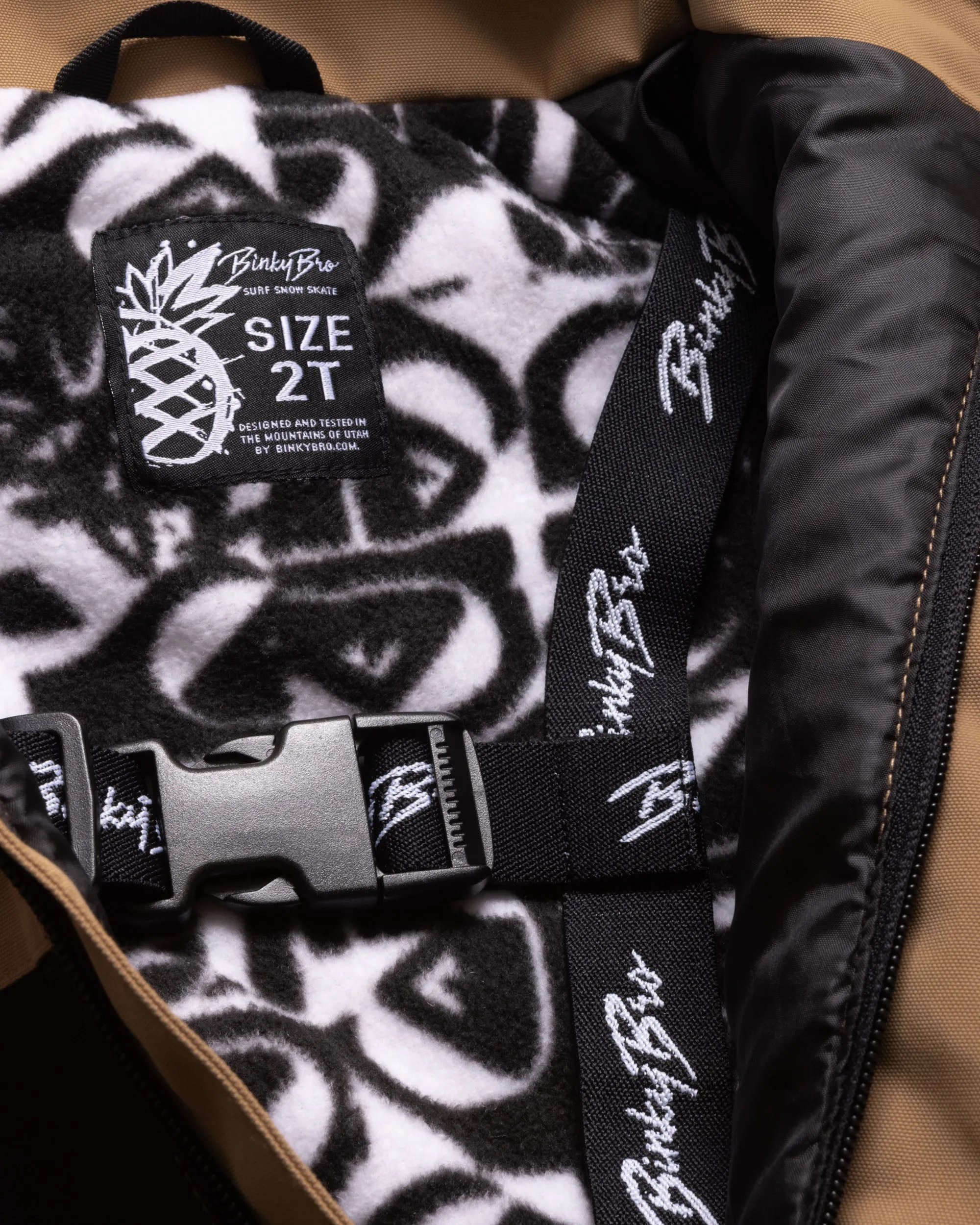 BinkyBro x Quiksilver 99-90 Snowsuit - Beige/Black