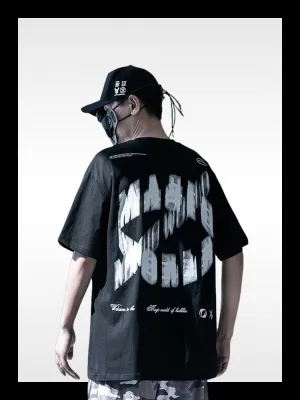 Black techwear shirt
