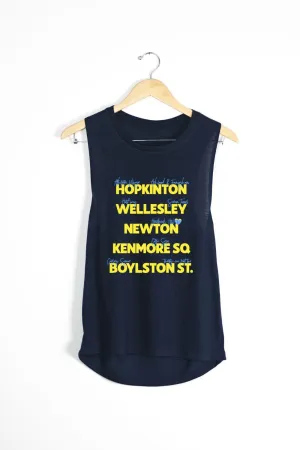 Boston Neighborhood Raceday Muscle Tank