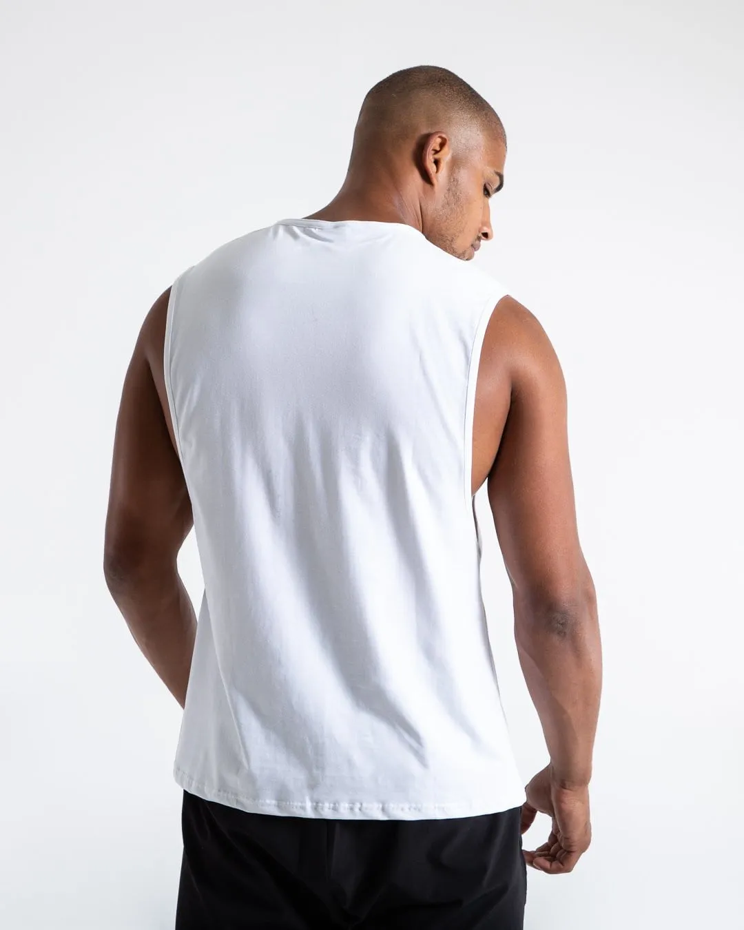 BOXING IS LOVE MUSCLE TANK - WHITE