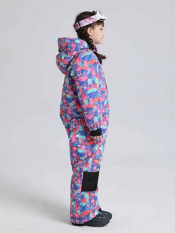 Boy & Girls Animal World One Piece Snowsuits