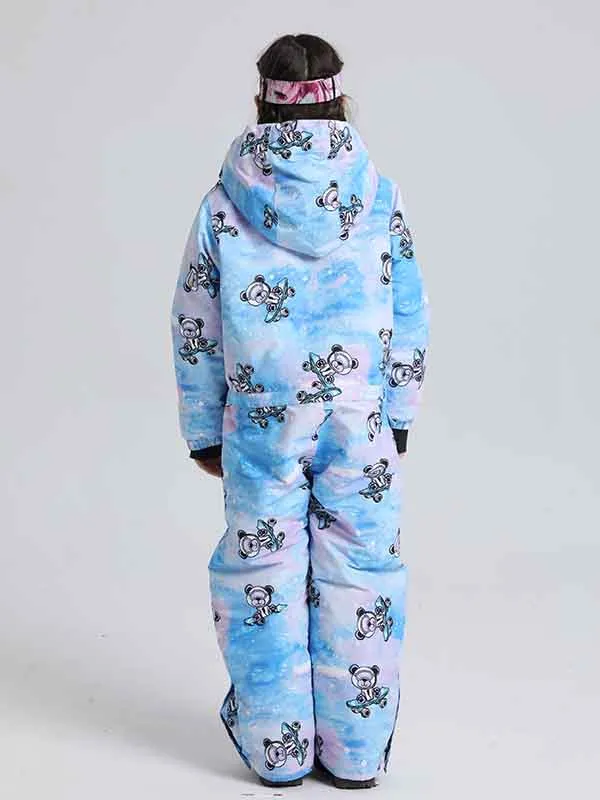 Boy & Girls Animal World One Piece Snowsuits