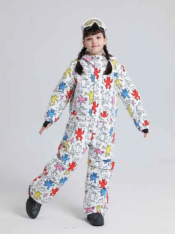 Boy & Girls Animal World One Piece Snowsuits