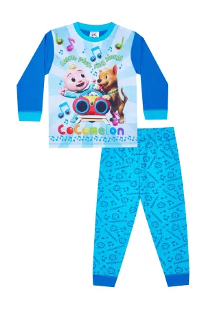 Boys Cocomelon Learn Play Sing Along Pyjamas 1 to 4 Years