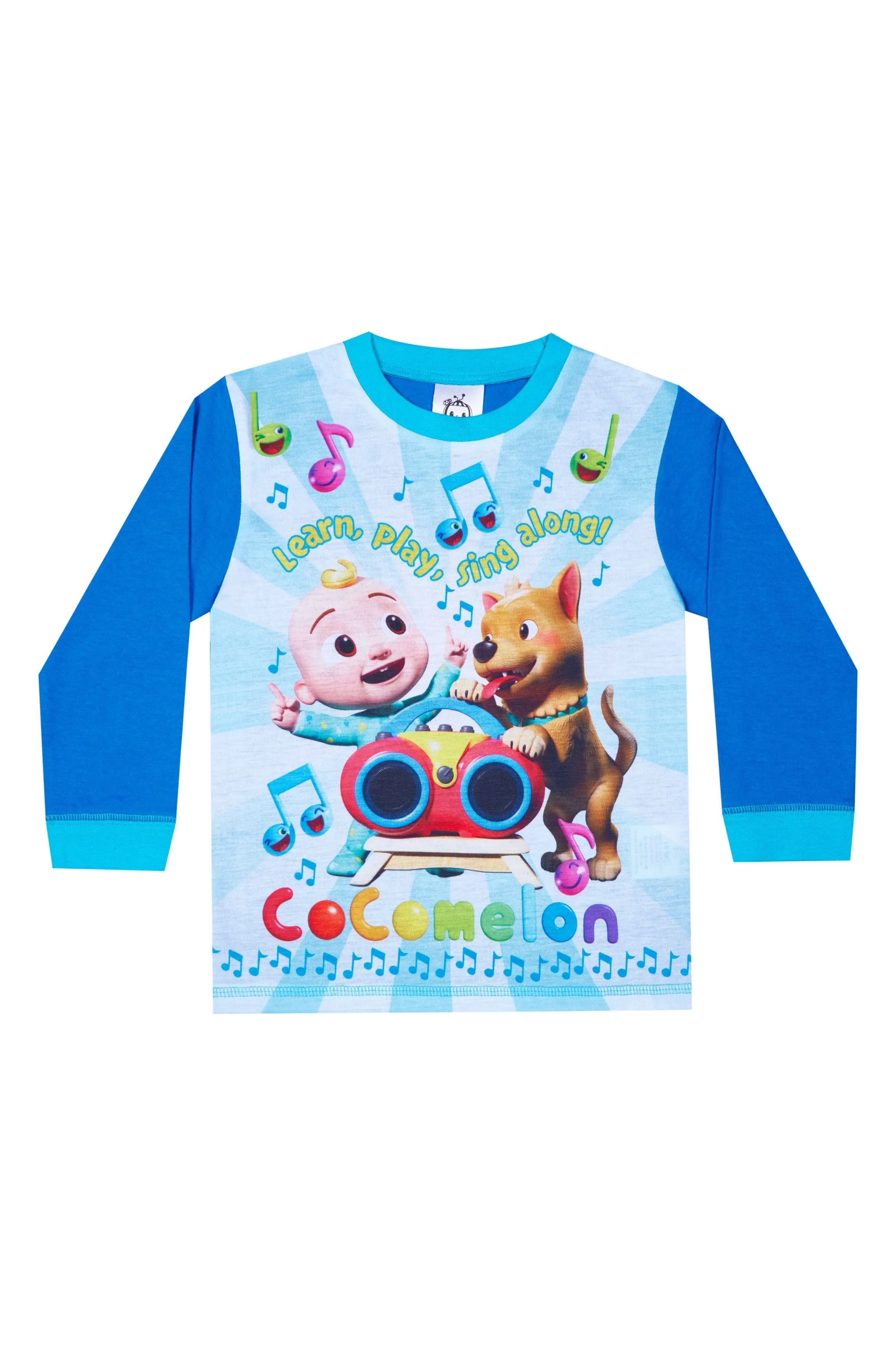 Boys Cocomelon Learn Play Sing Along Pyjamas 1 to 4 Years