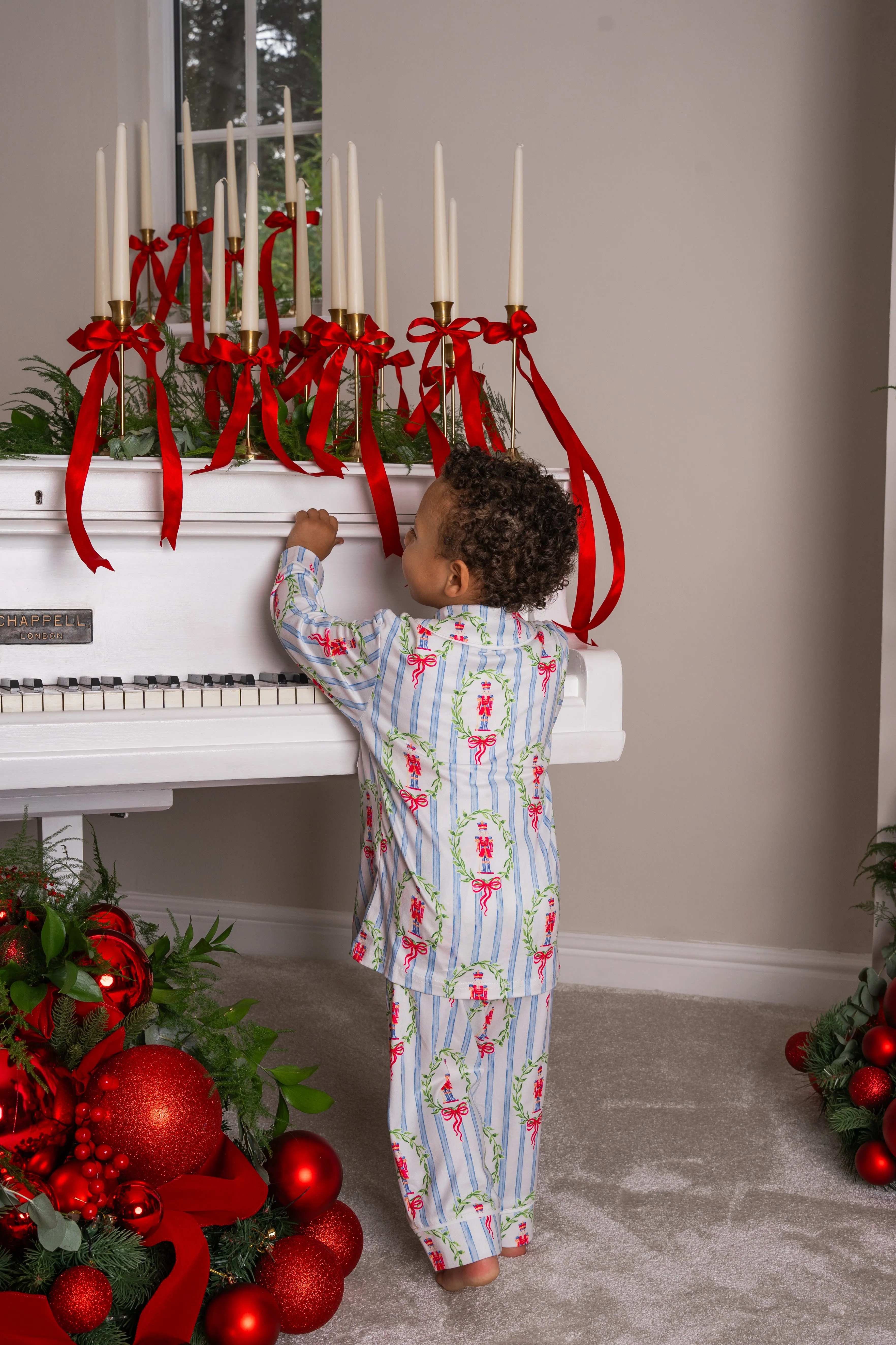Boys Personalised Nutcracker Luxury Jersey Pants Set