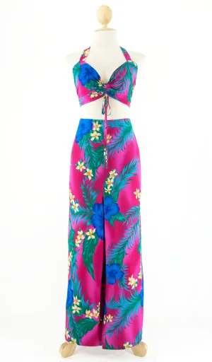 Bra Top and Long Sarong Pant Set