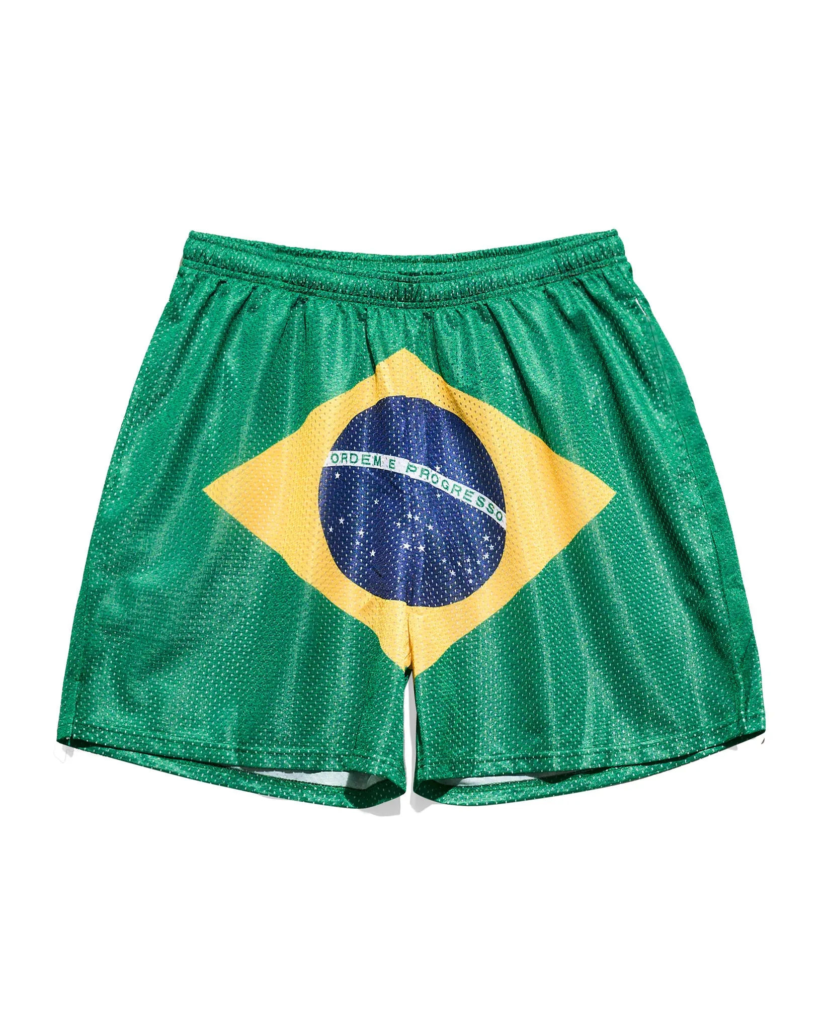 Brazil Flag Retro Shorts