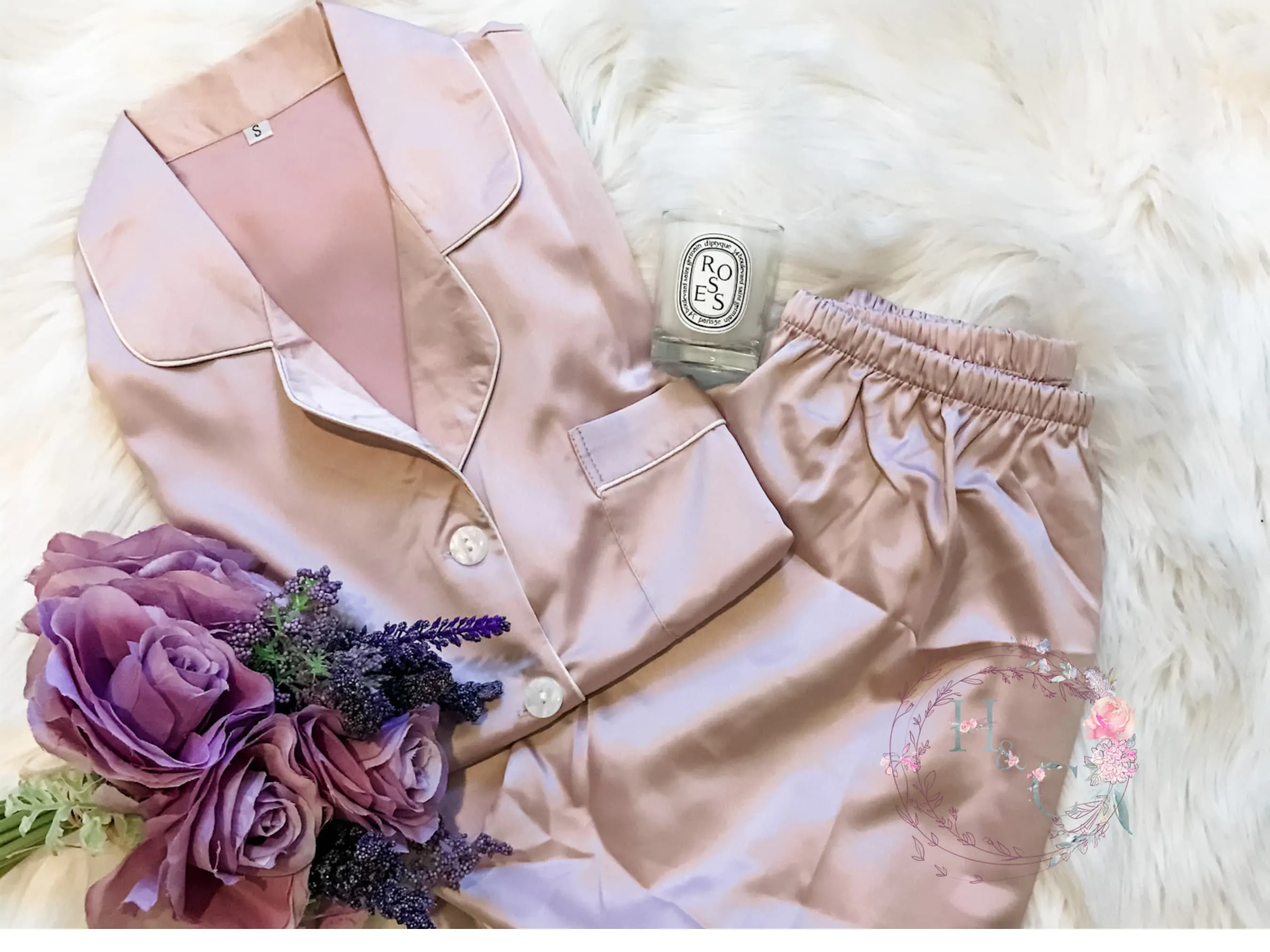 Bridal Party Pajamas, Group of Matching pajamas, set of bridal pajamas, Bridesmaid Pajamas sets Satin