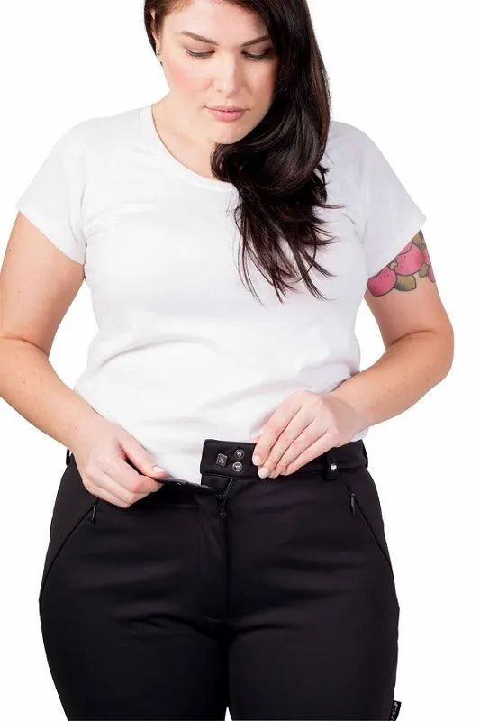 Cartel Prague Softshell Stretch Snow Pant Black Short & Regular Sizes 18-30
