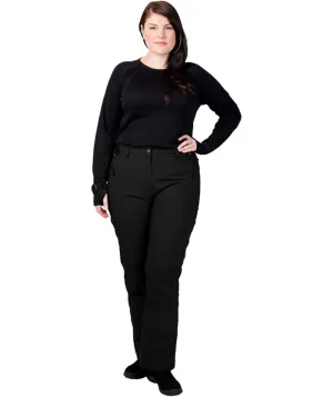 Cartel Whitefish Stretch Ski Pants Black Short & Long Sizes 16-30