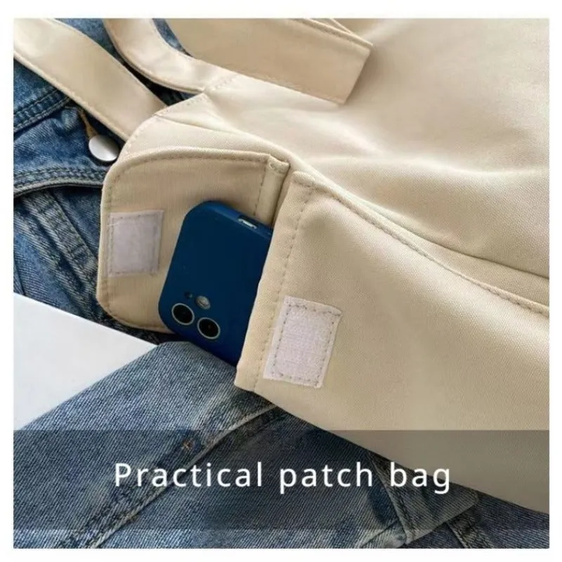 Casual Canvas Tote Bag – Large Capacity Commuter Handbag