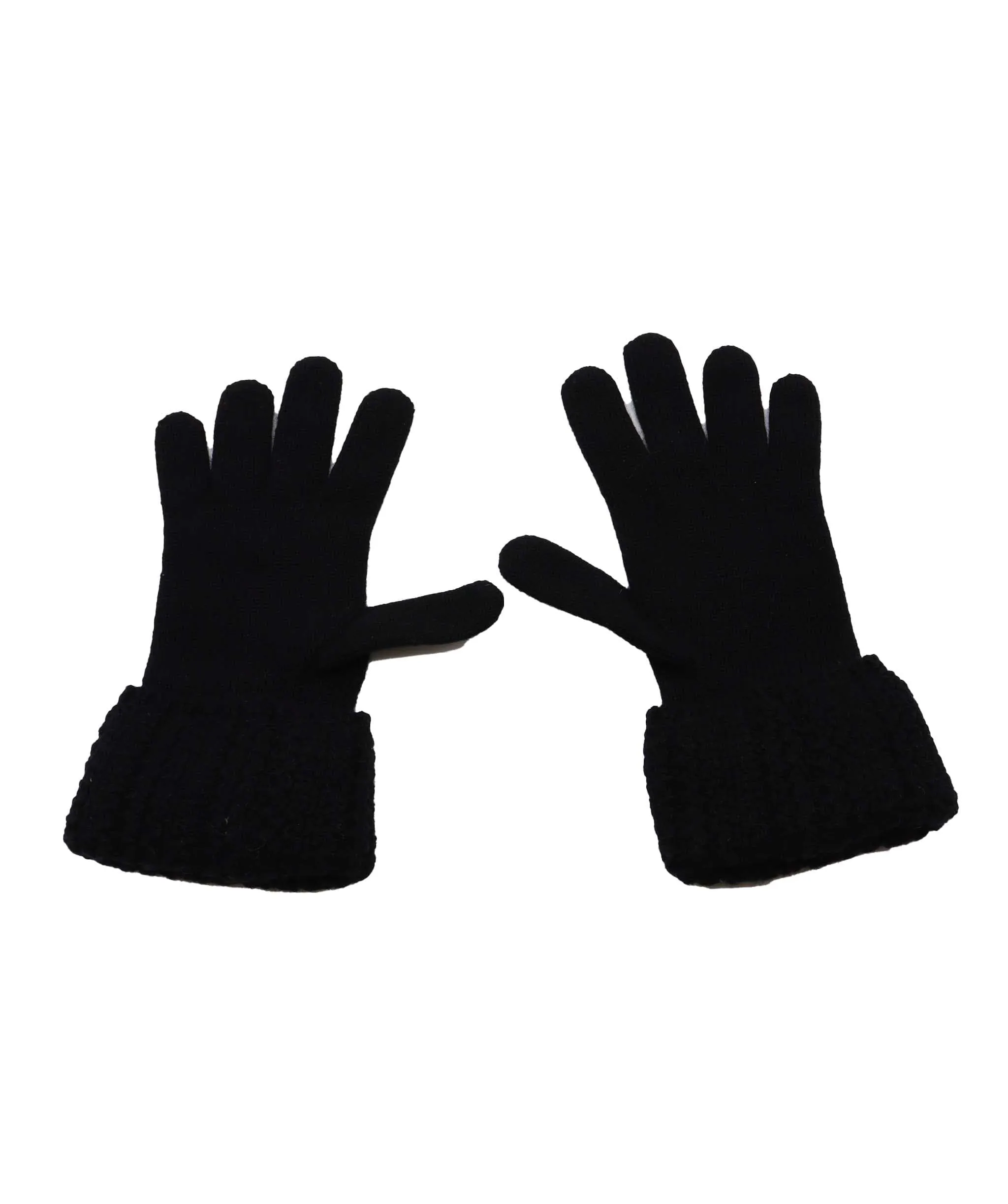 Chanel CC Logo Gloves Black White DXBK0089
