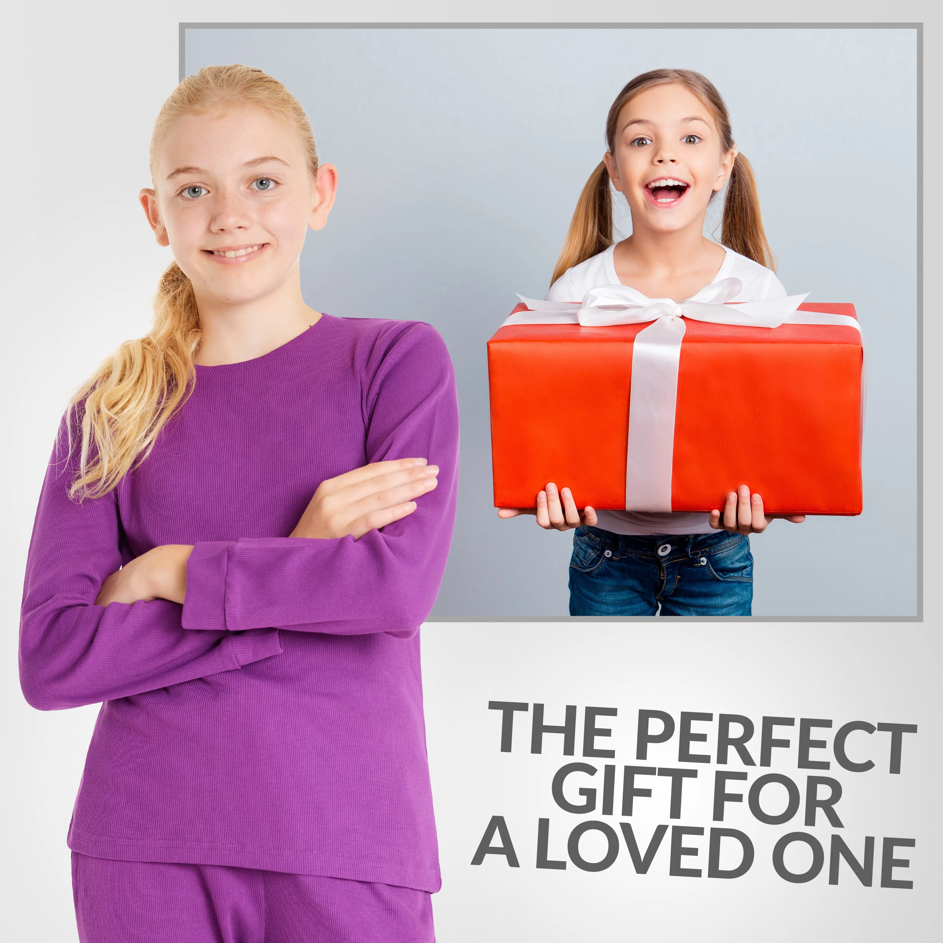 CityComfort Ribbed Pyjamas for Kids - Matching PJs for Family