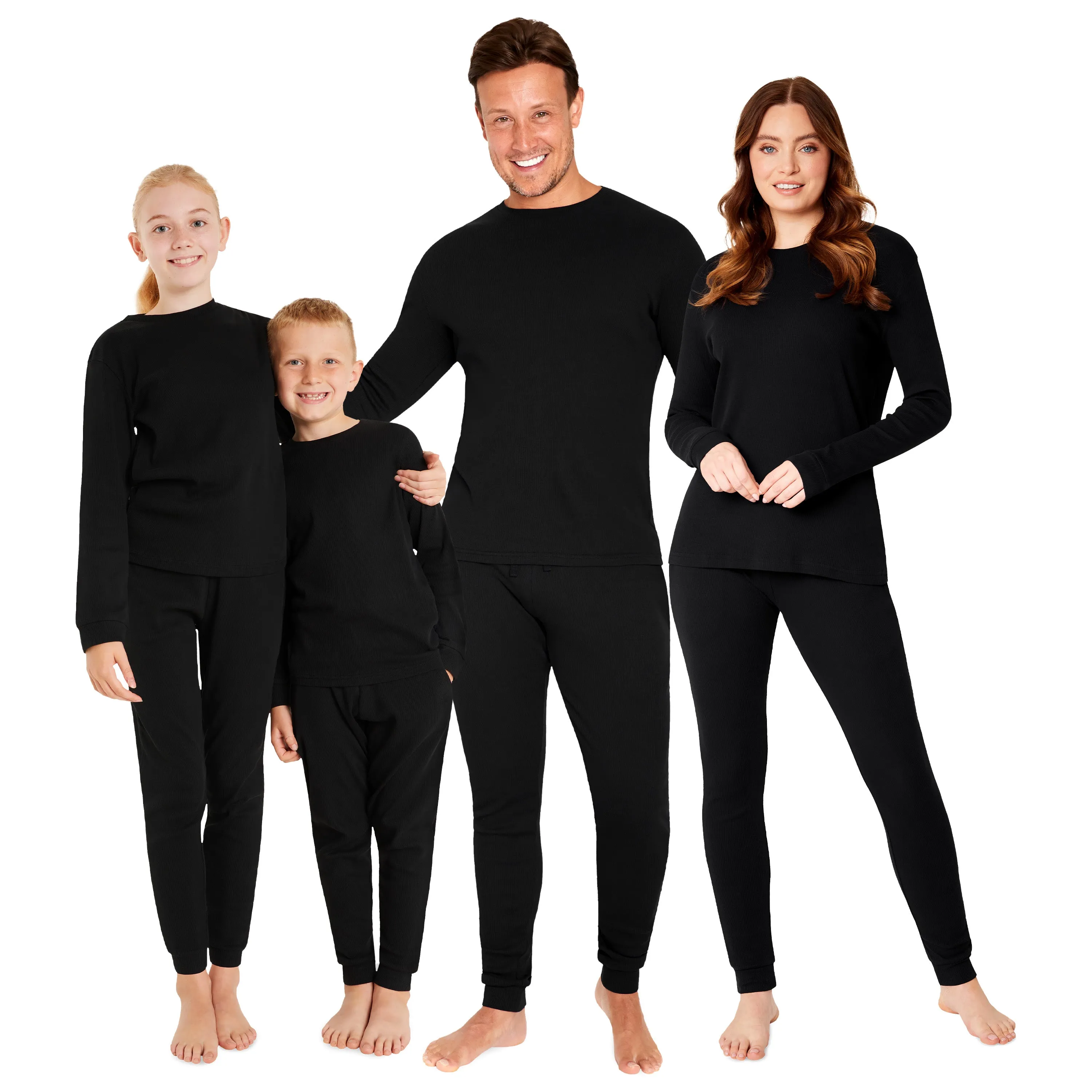 CityComfort Ribbed Pyjamas for Kids - Matching PJs for Family
