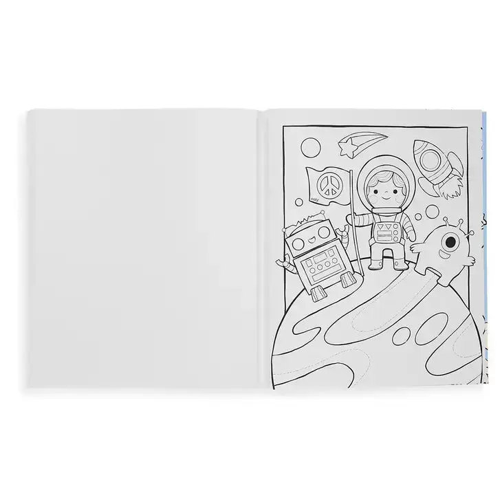 Color-in' Book: Outer Space Explorers