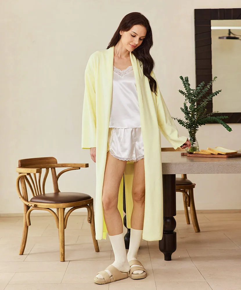Comfy Soft Knit Fleece Sleep Robe