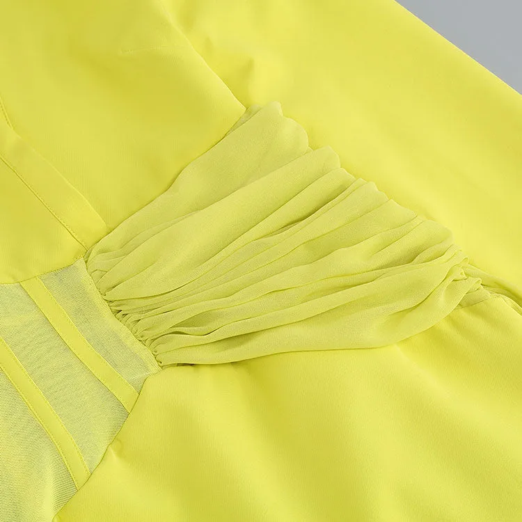 Corset Lime Mini Dress
