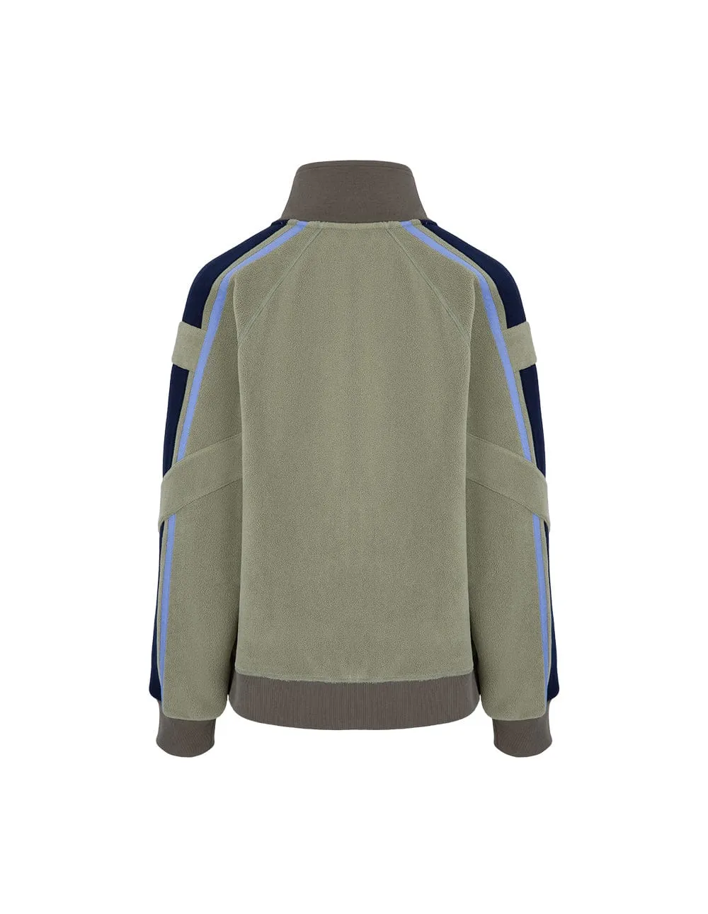 Couple Style Olive Green Double Sided Velvet Jacket