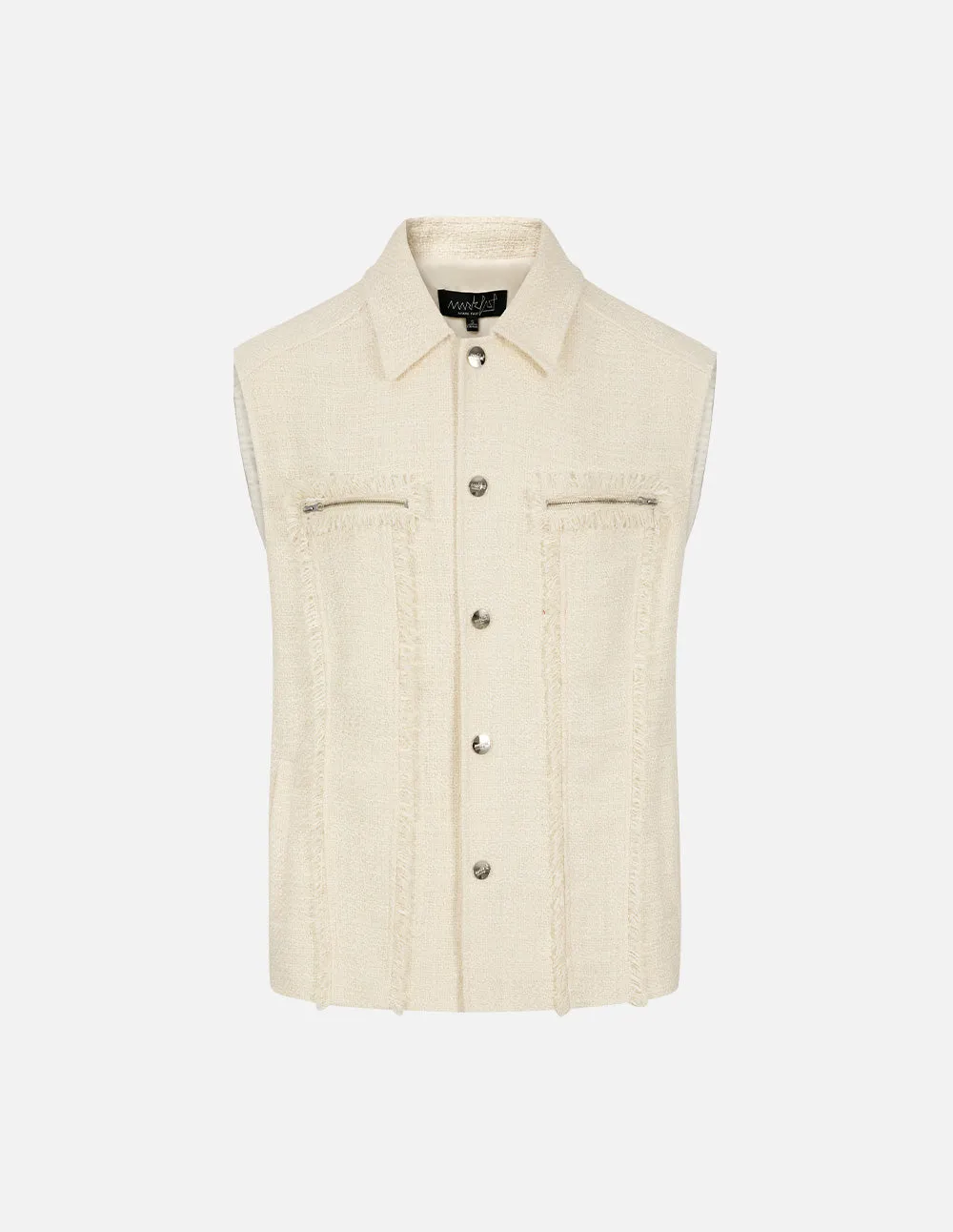 Couple Style Tweed Loose Vest