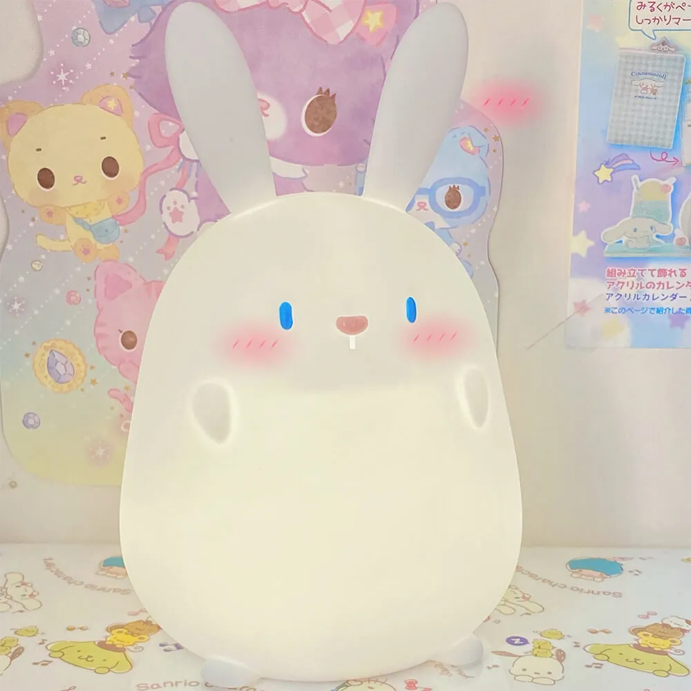 Cute Squishy Little Rabbit Night Lamp
