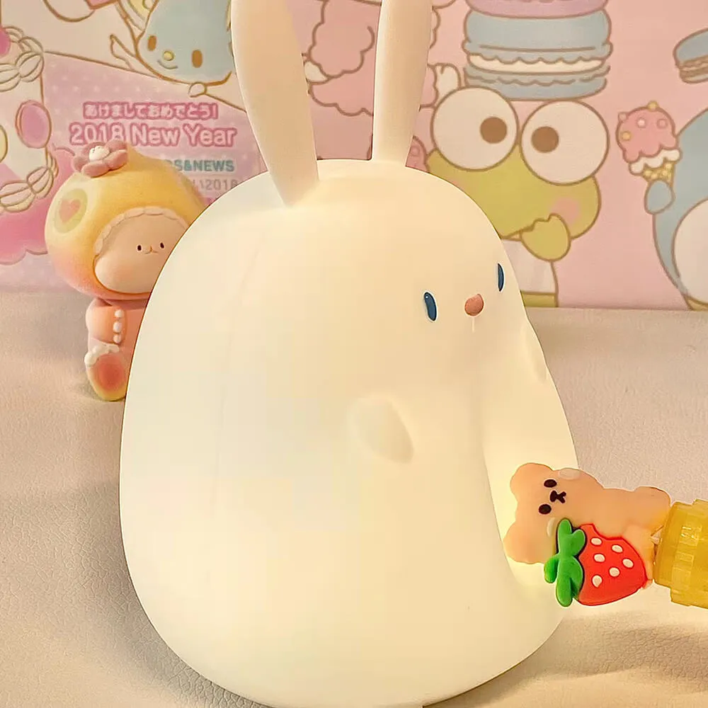 Cute Squishy Little Rabbit Night Lamp