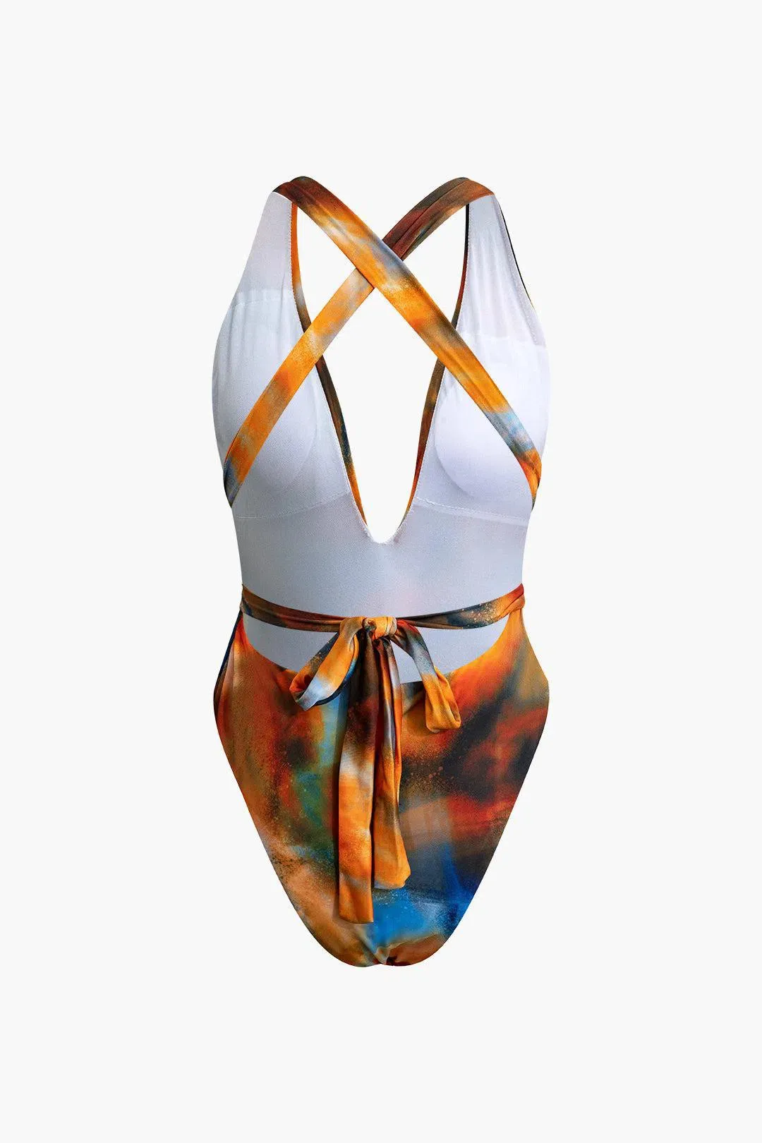 Cymira – Sleek fit – Cross-back swimsuit set