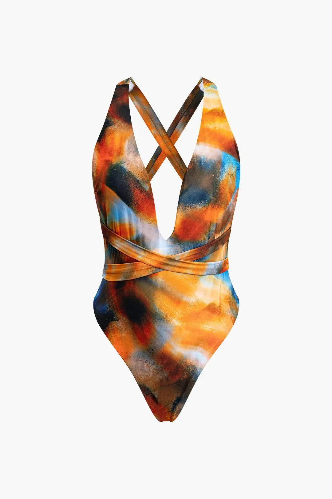 Cymira – Sleek fit – Cross-back swimsuit set