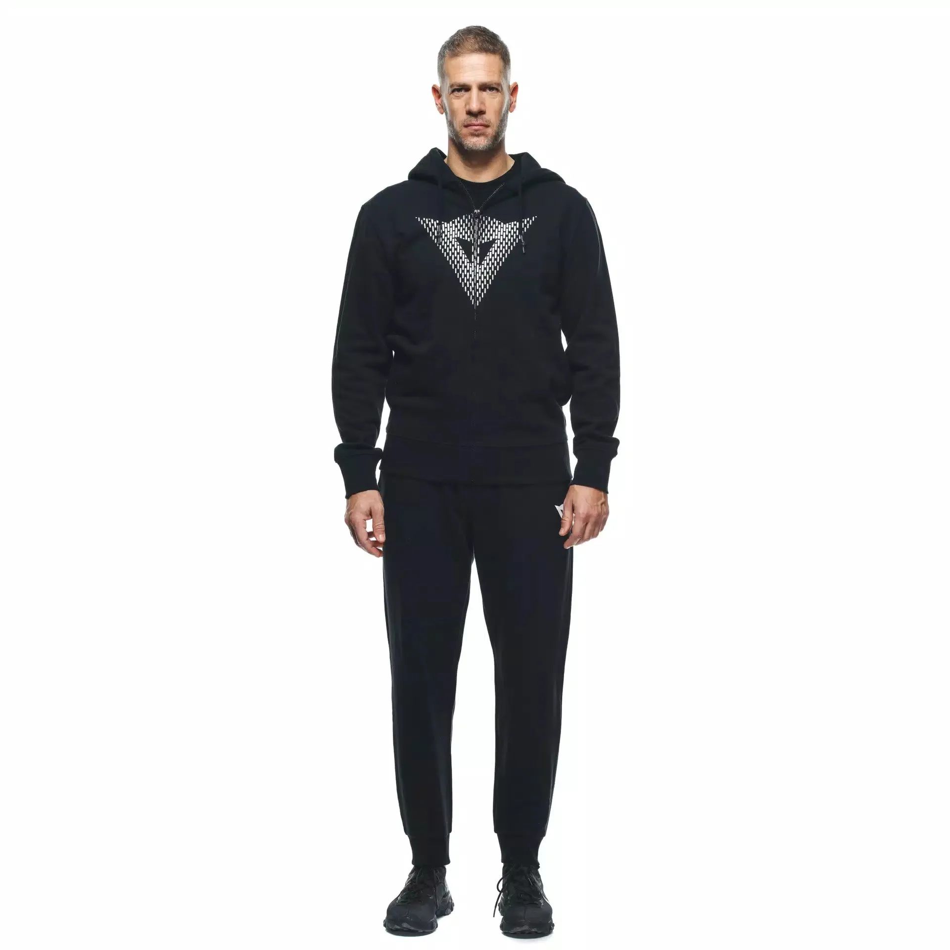 DAINESE LOGO BLACK/WHITE HOODIE