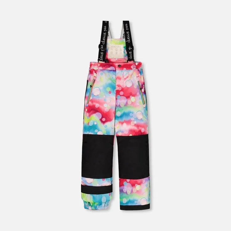 Deux Par Deux Two-Piece Snowsuit - Printed Bubbles