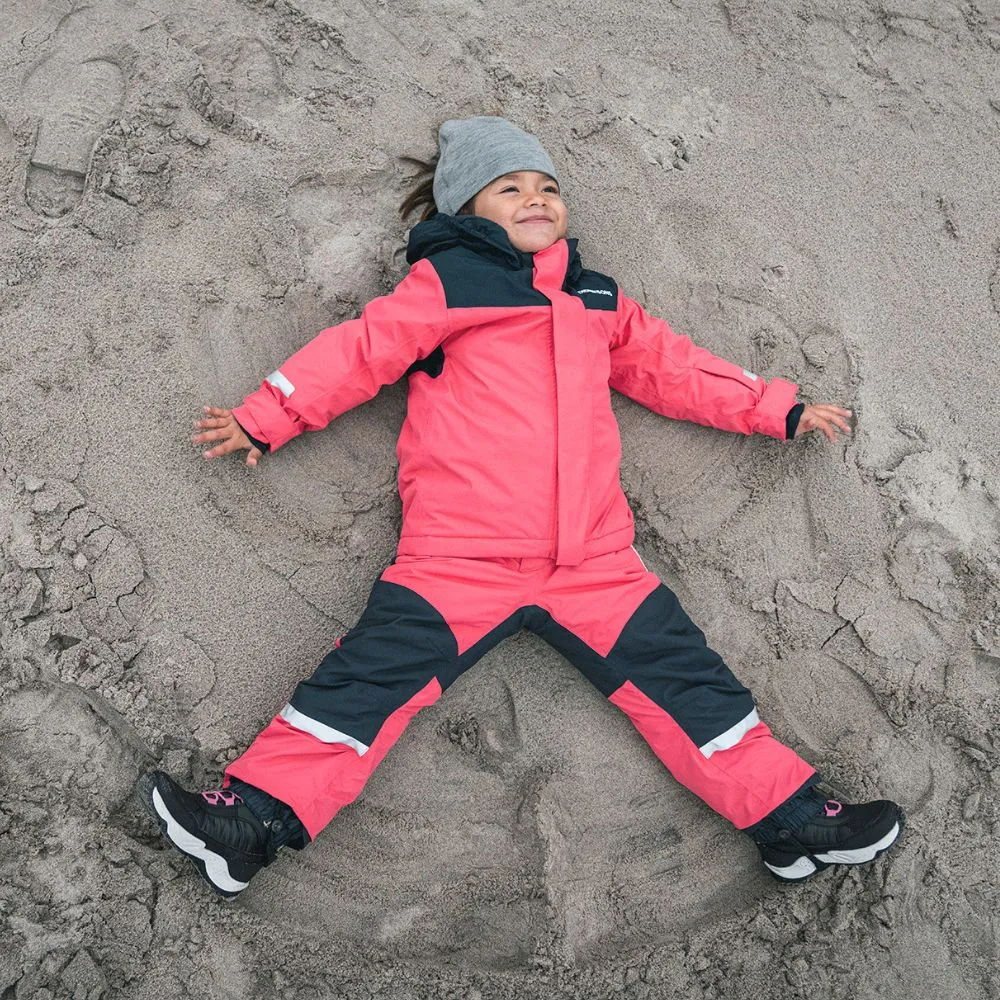 Didriksons Skare Kids Ski Jacket & Pants Set - Modern Pink