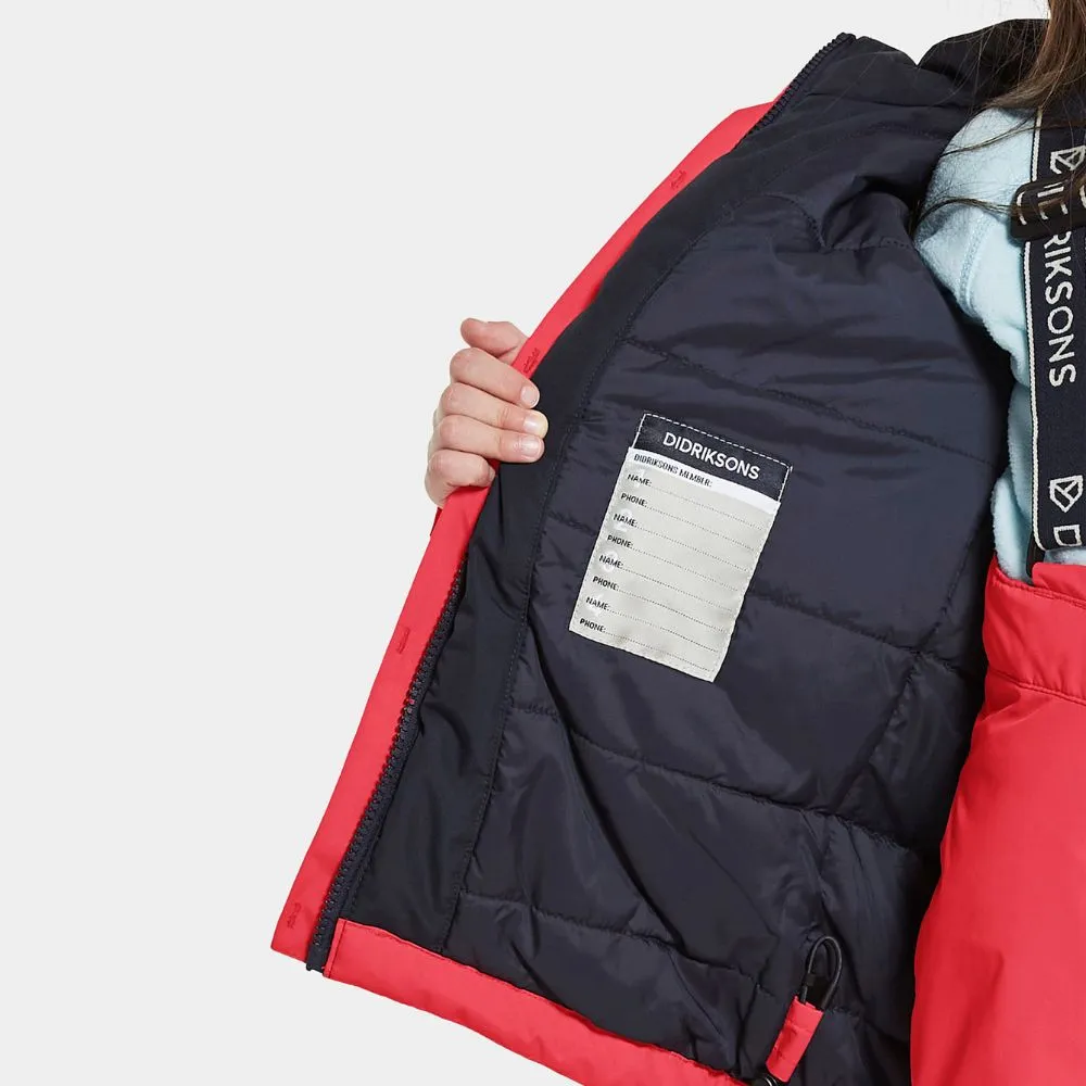 Didriksons Skare Kids Ski Jacket & Pants Set - Modern Pink