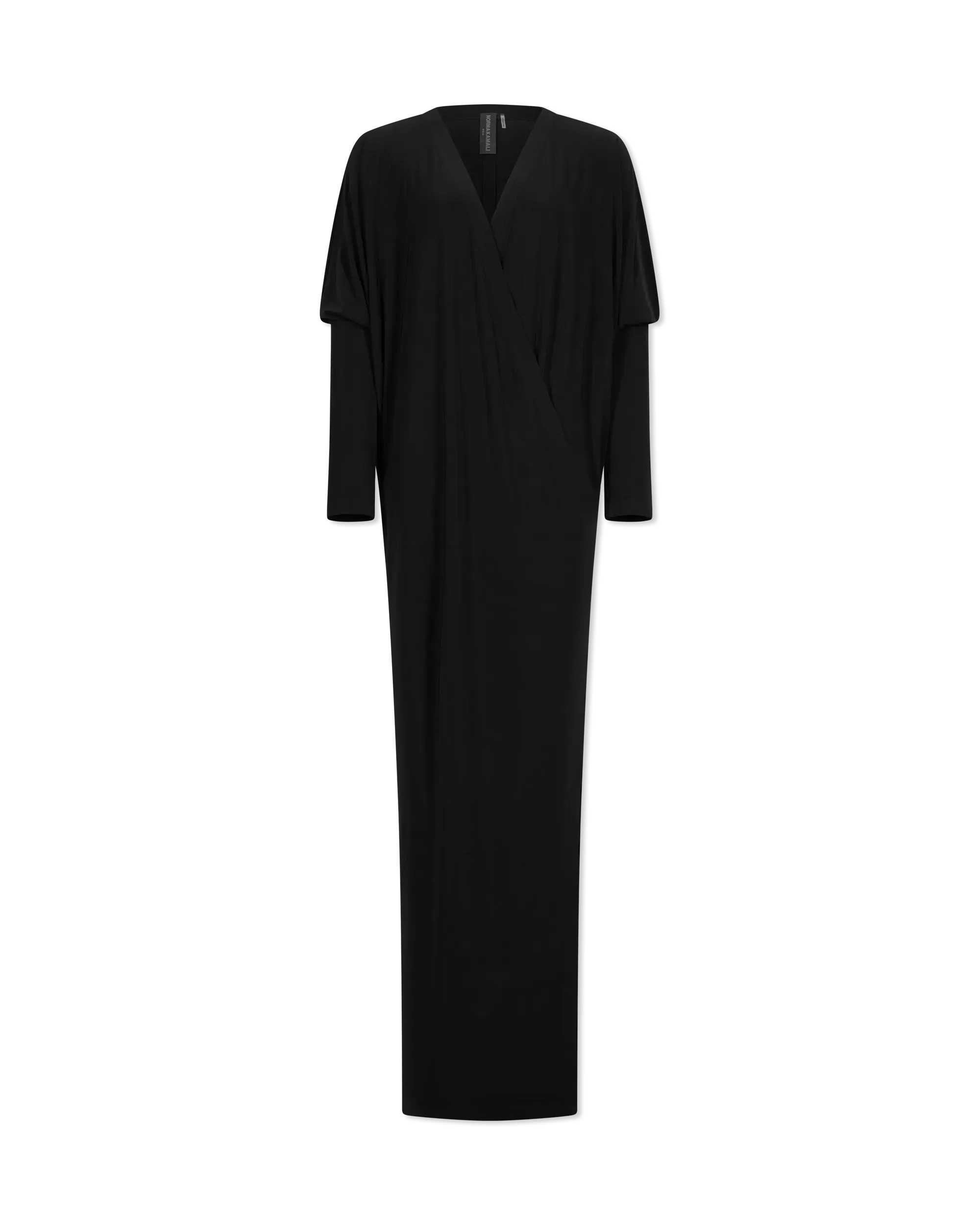 Dolman Wrap With Side Slit Gown
