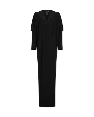 Dolman Wrap With Side Slit Gown