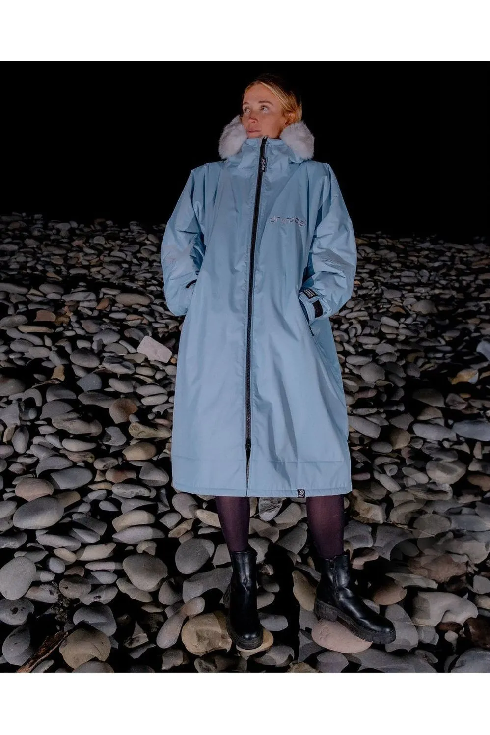 Dryrobe Advance Adult Long Sleeve Alpine Ice Blue