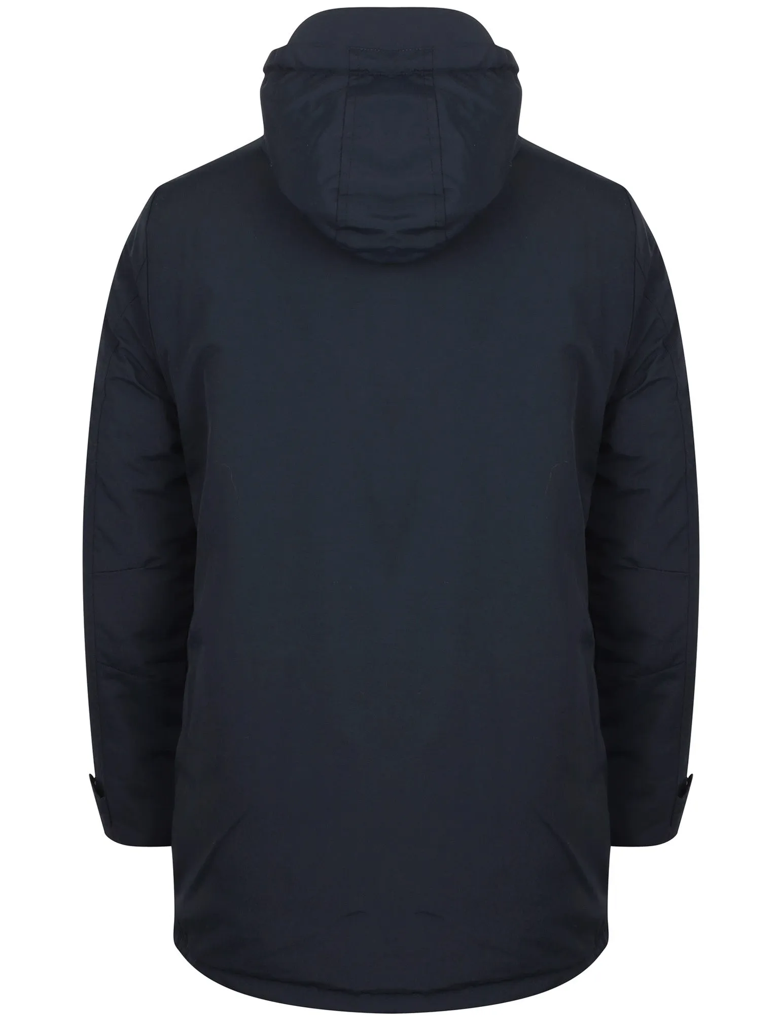 Eskell Hooded Parka Coat with Quilted Lining In True Navy - Tokyo Laundry